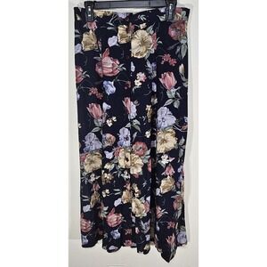 Vintage Metropolitan New York 10001 Skirt Womens L Maxi Floral‎ Cottagecore